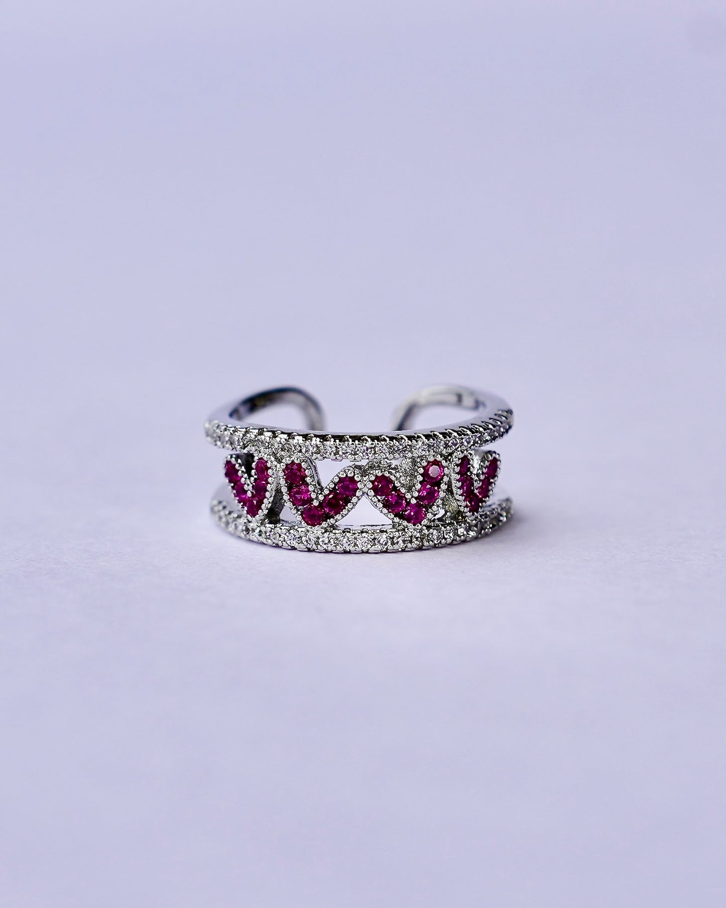 Ruby Sparkle Ring