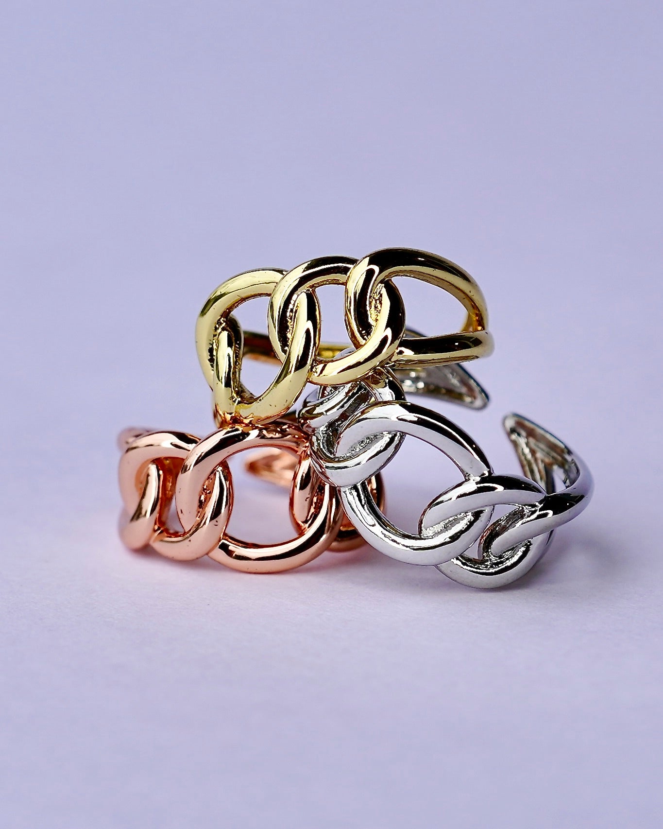 Bold Chain Link Ring