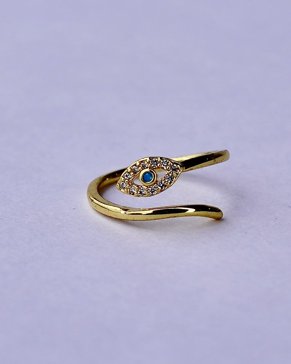 Evil Eye Adjustable Ring