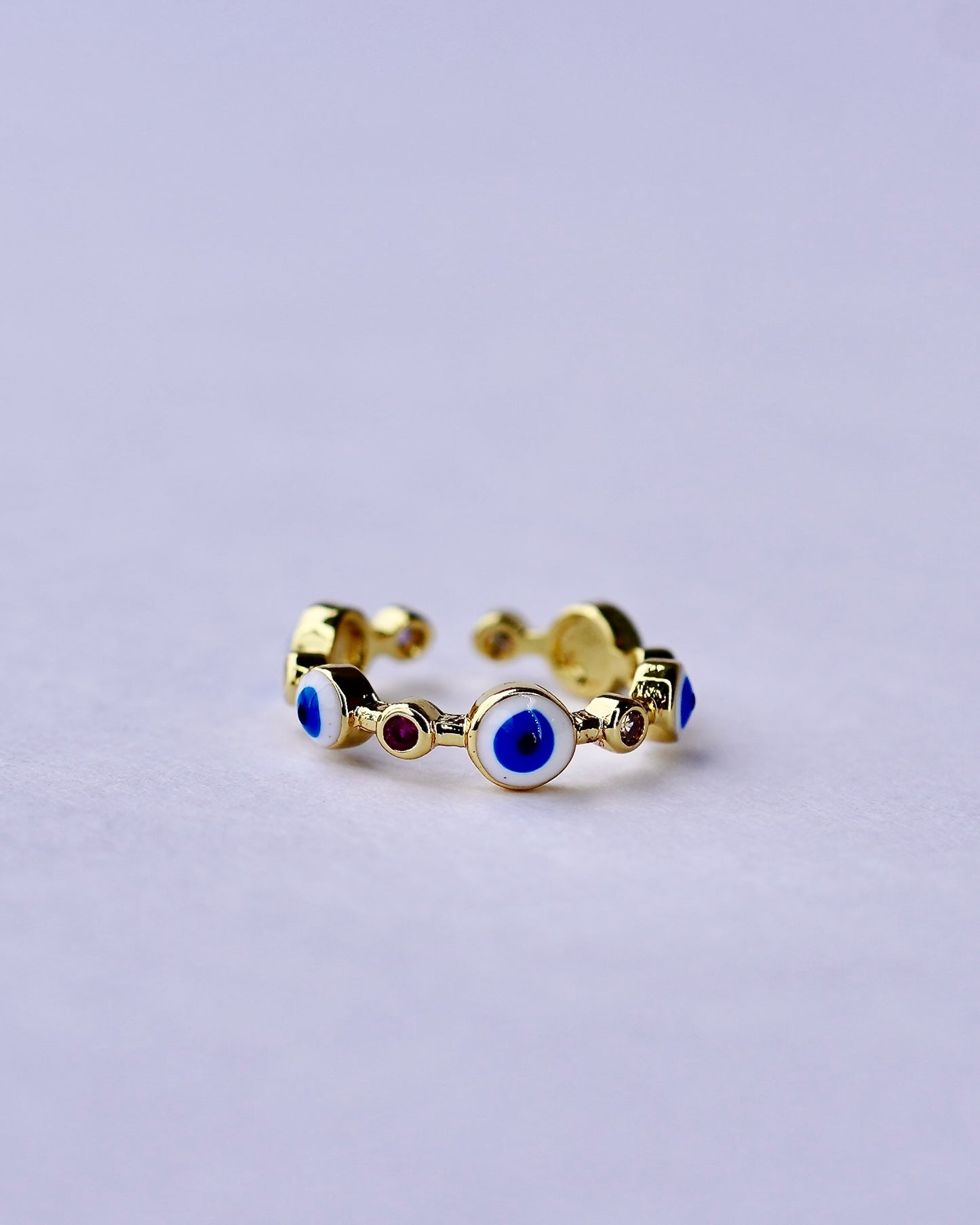 Evil Eye Adjustable Ring
