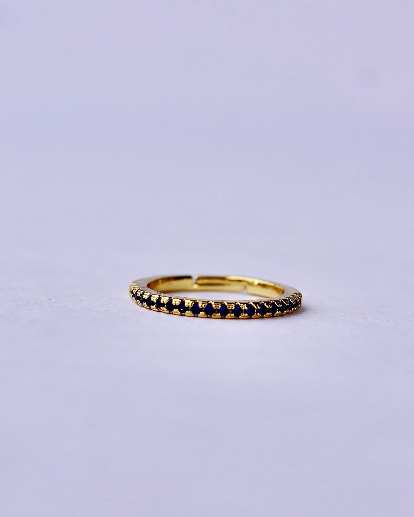 Midnight Blue Eternity Ring