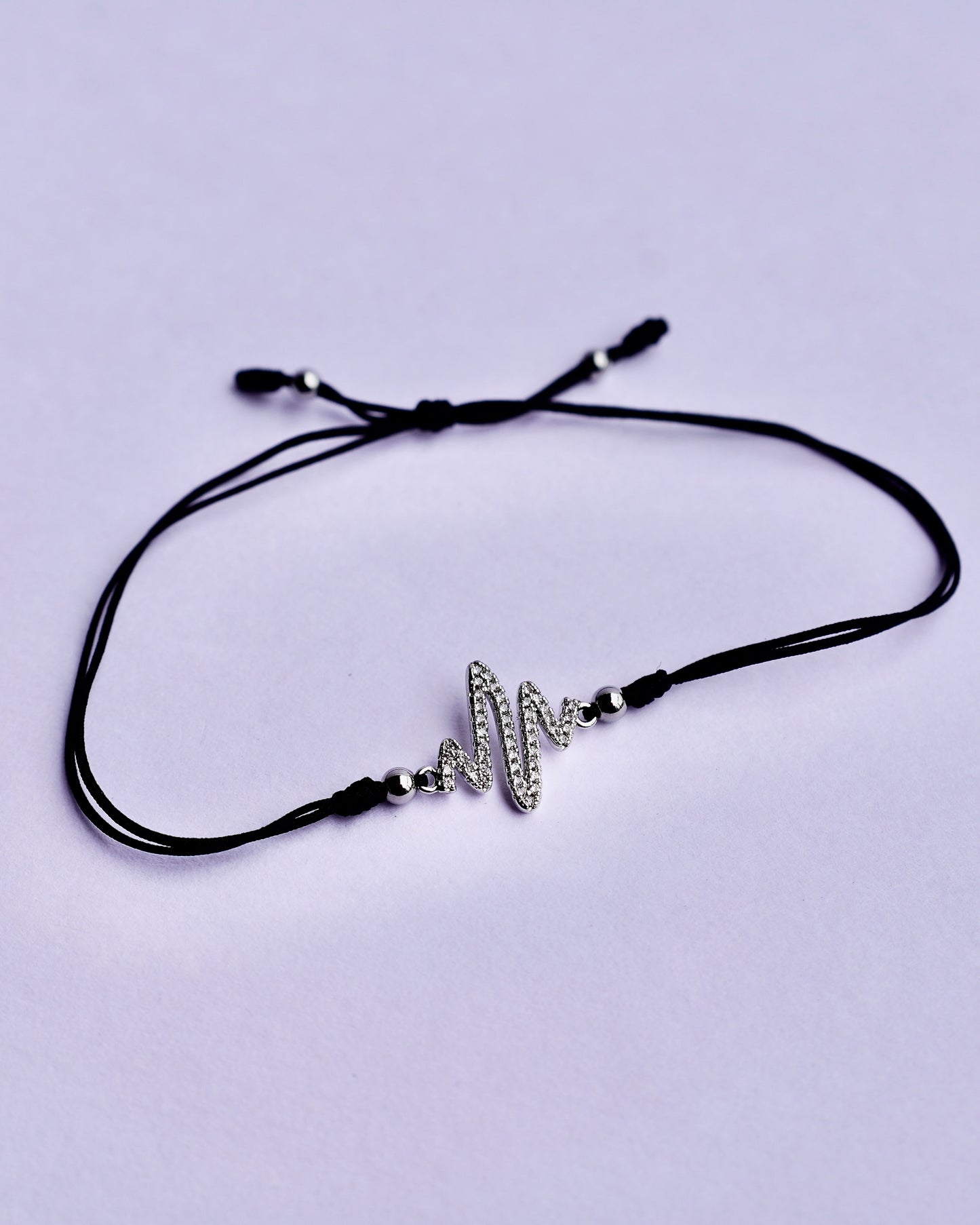 Heartbeat Silver-Plated Bracelet