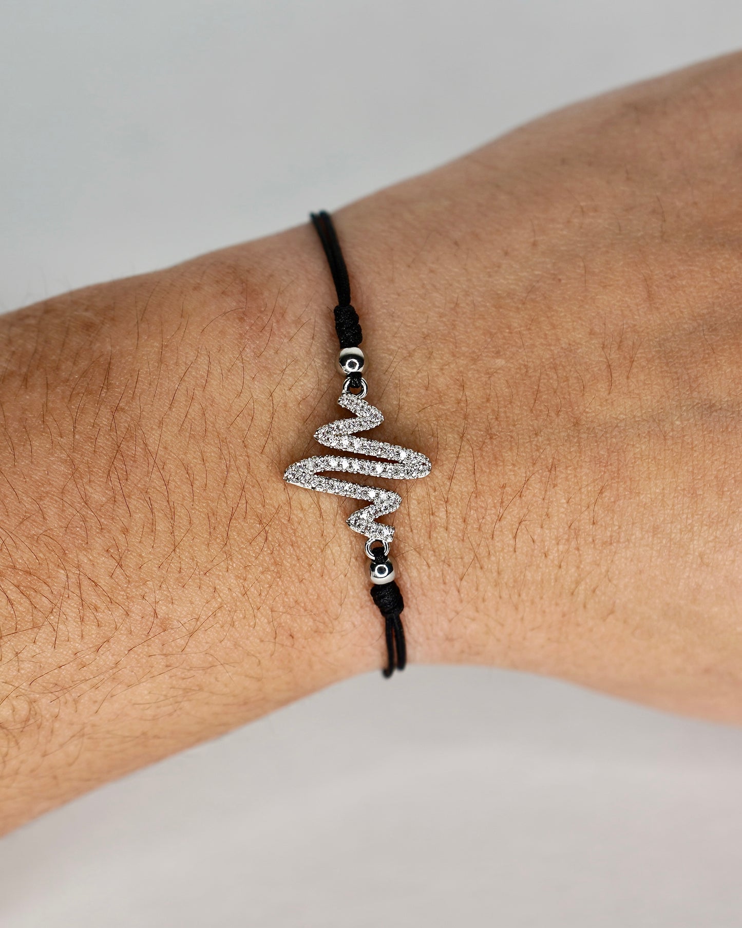Heartbeat Silver-Plated Bracelet