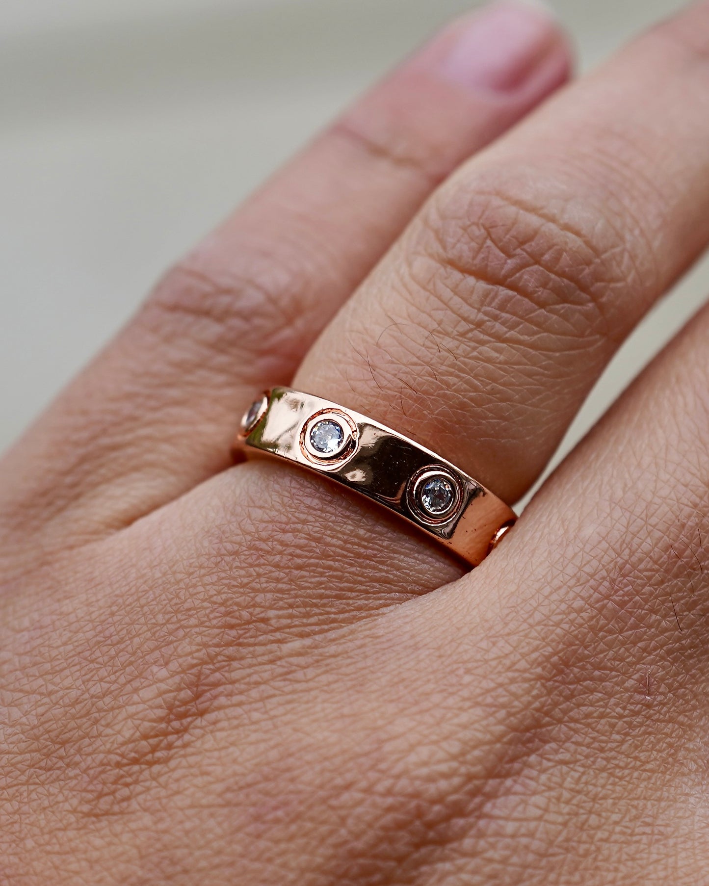 Classic Bezel Set Band Ring